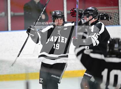 Thumbnail 3 in Xavier @ Fairfield Prep (SCC D1 Semifinal) photogallery.