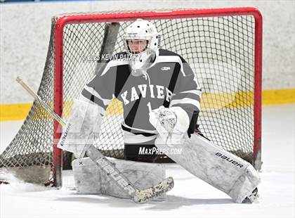 Thumbnail 2 in Xavier @ Fairfield Prep (SCC D1 Semifinal) photogallery.