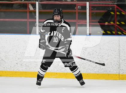 Thumbnail 2 in Xavier @ Fairfield Prep (SCC D1 Semifinal) photogallery.