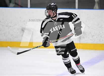 Thumbnail 3 in Xavier @ Fairfield Prep (SCC D1 Semifinal) photogallery.