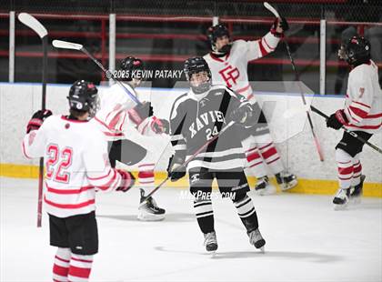 Thumbnail 3 in Xavier @ Fairfield Prep (SCC D1 Semifinal) photogallery.