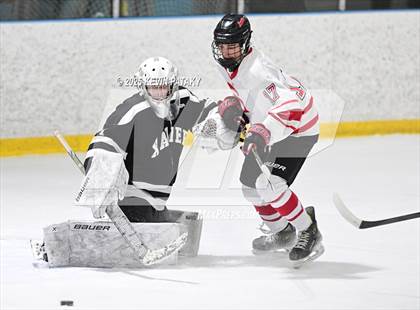 Thumbnail 2 in Xavier @ Fairfield Prep (SCC D1 Semifinal) photogallery.