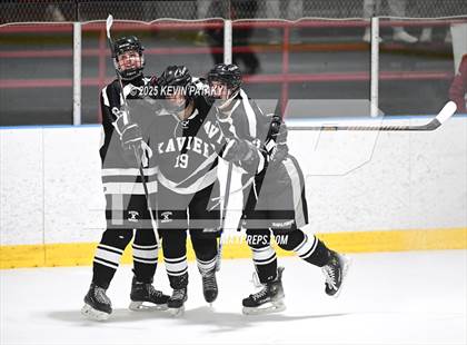Thumbnail 3 in Xavier @ Fairfield Prep (SCC D1 Semifinal) photogallery.