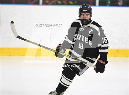Thumbnail 2 in Xavier @ Fairfield Prep (SCC D1 Semifinal) photogallery.