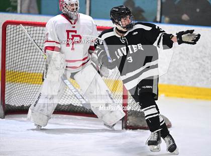 Thumbnail 2 in Xavier @ Fairfield Prep (SCC D1 Semifinal) photogallery.