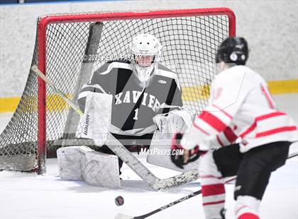 Thumbnail 3 in Xavier @ Fairfield Prep (SCC D1 Semifinal) photogallery.