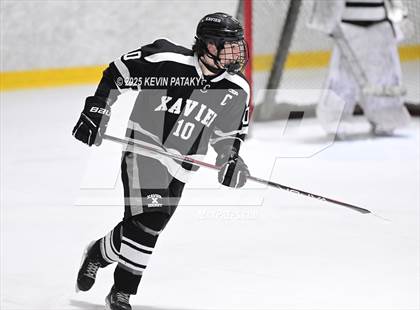 Thumbnail 3 in Xavier @ Fairfield Prep (SCC D1 Semifinal) photogallery.