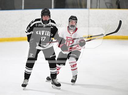 Thumbnail 2 in Xavier @ Fairfield Prep (SCC D1 Semifinal) photogallery.