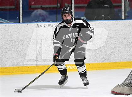Thumbnail 3 in Xavier @ Fairfield Prep (SCC D1 Semifinal) photogallery.
