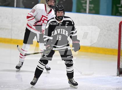 Thumbnail 2 in Xavier @ Fairfield Prep (SCC D1 Semifinal) photogallery.