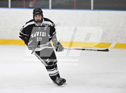 Thumbnail 3 in Xavier @ Fairfield Prep (SCC D1 Semifinal) photogallery.