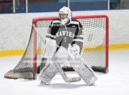 Thumbnail 3 in Xavier @ Fairfield Prep (SCC D1 Semifinal) photogallery.