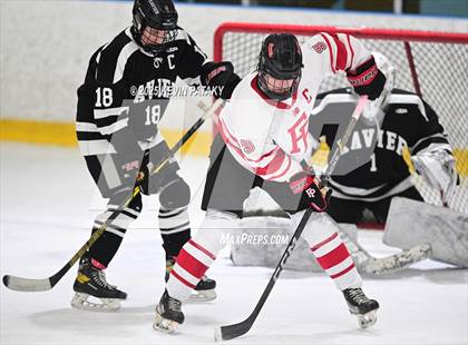Thumbnail 1 in Xavier @ Fairfield Prep (SCC D1 Semifinal) photogallery.