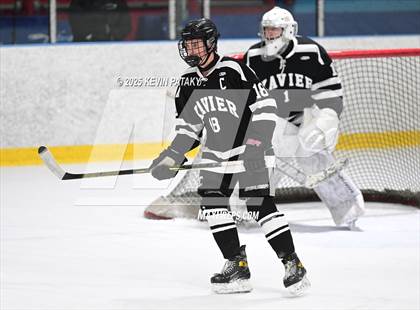 Thumbnail 3 in Xavier @ Fairfield Prep (SCC D1 Semifinal) photogallery.