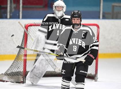 Thumbnail 2 in Xavier @ Fairfield Prep (SCC D1 Semifinal) photogallery.