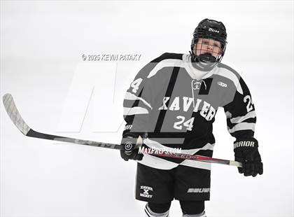 Thumbnail 2 in Xavier @ Fairfield Prep (SCC D1 Semifinal) photogallery.