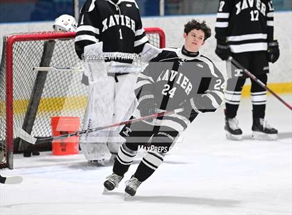 Thumbnail 1 in Xavier @ Fairfield Prep (SCC D1 Semifinal) photogallery.