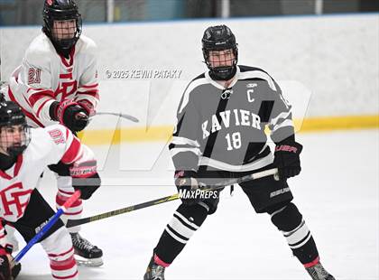 Thumbnail 1 in Xavier @ Fairfield Prep (SCC D1 Semifinal) photogallery.