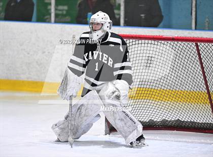 Thumbnail 3 in Xavier @ Fairfield Prep (SCC D1 Semifinal) photogallery.