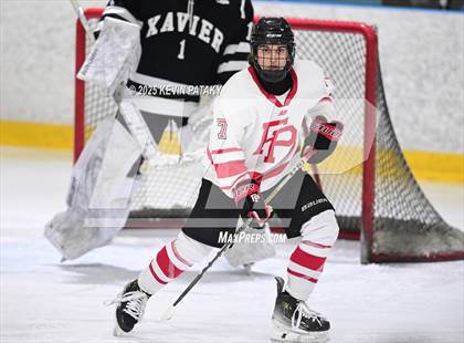 Thumbnail 2 in Xavier @ Fairfield Prep (SCC D1 Semifinal) photogallery.