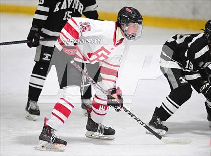 Thumbnail 2 in Xavier @ Fairfield Prep (SCC D1 Semifinal) photogallery.