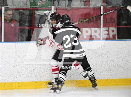 Thumbnail 3 in Xavier @ Fairfield Prep (SCC D1 Semifinal) photogallery.