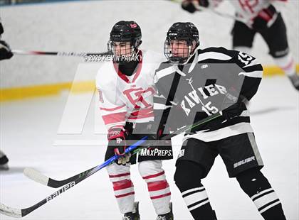 Thumbnail 3 in Xavier @ Fairfield Prep (SCC D1 Semifinal) photogallery.