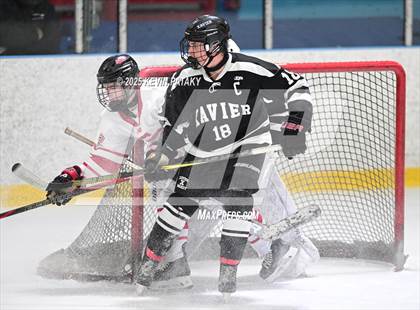 Thumbnail 2 in Xavier @ Fairfield Prep (SCC D1 Semifinal) photogallery.