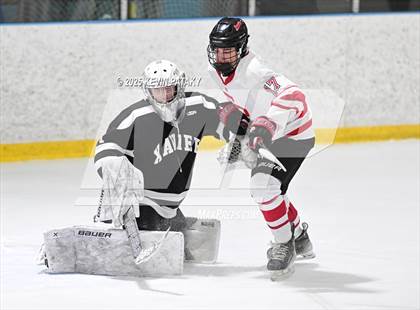 Thumbnail 2 in Xavier @ Fairfield Prep (SCC D1 Semifinal) photogallery.