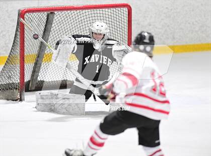 Thumbnail 2 in Xavier @ Fairfield Prep (SCC D1 Semifinal) photogallery.