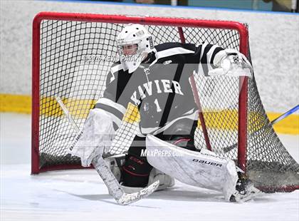 Thumbnail 2 in Xavier @ Fairfield Prep (SCC D1 Semifinal) photogallery.