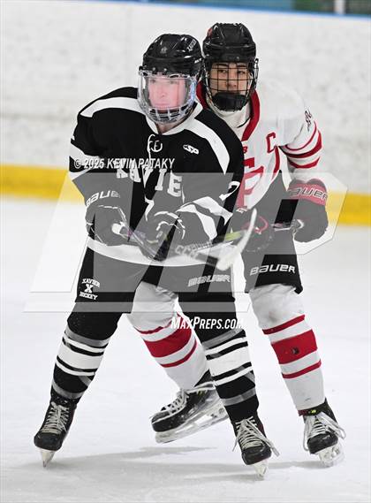 Thumbnail 3 in Xavier @ Fairfield Prep (SCC D1 Semifinal) photogallery.