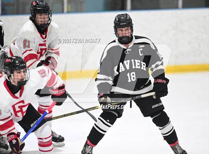 Thumbnail 2 in Xavier @ Fairfield Prep (SCC D1 Semifinal) photogallery.
