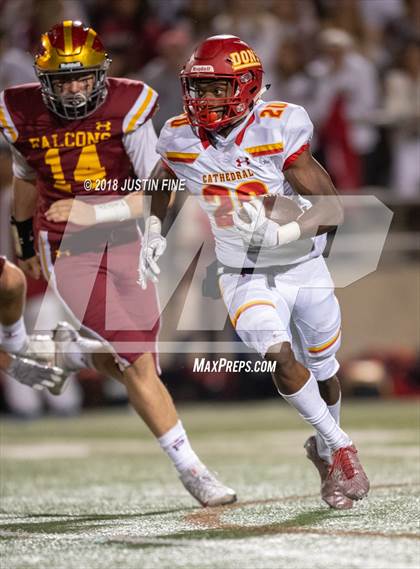 Thumbnail 3 in Cathedral Catholic vs. Torrey Pines (CIF SDS Open Division Final) photogallery.