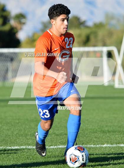 Thumbnail 1 in Bishop Gorman vs Silverado (NIAA 4A Quarterfinal) photogallery.