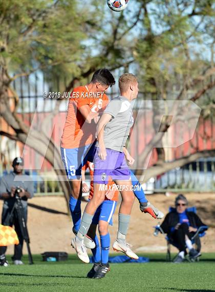 Thumbnail 1 in Bishop Gorman vs Silverado (NIAA 4A Quarterfinal) photogallery.