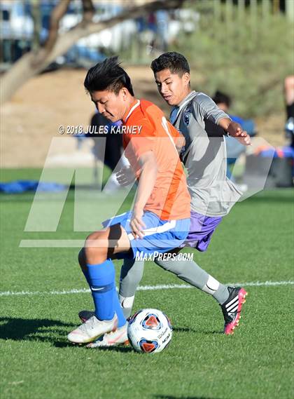 Thumbnail 3 in Bishop Gorman vs Silverado (NIAA 4A Quarterfinal) photogallery.