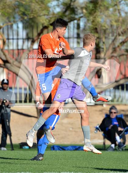 Thumbnail 2 in Bishop Gorman vs Silverado (NIAA 4A Quarterfinal) photogallery.