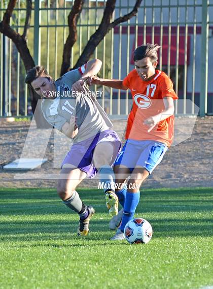 Thumbnail 2 in Bishop Gorman vs Silverado (NIAA 4A Quarterfinal) photogallery.