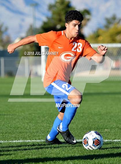 Thumbnail 2 in Bishop Gorman vs Silverado (NIAA 4A Quarterfinal) photogallery.