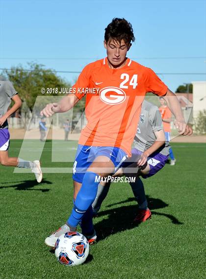 Thumbnail 1 in Bishop Gorman vs Silverado (NIAA 4A Quarterfinal) photogallery.