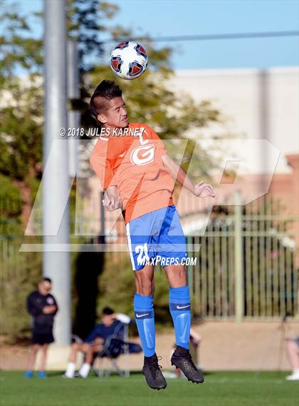 Thumbnail 3 in Bishop Gorman vs Silverado (NIAA 4A Quarterfinal) photogallery.