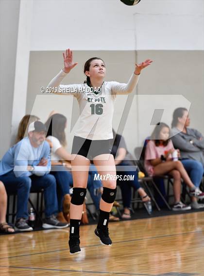 Thumbnail 2 in Indian Rocks Christian vs. St Petersburg Christian (Keswick Invitational) photogallery.
