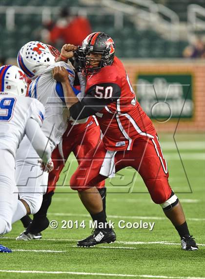 Thumbnail 3 in Midway vs. Lee (UIL 6A  Bi-District Playoff) photogallery.