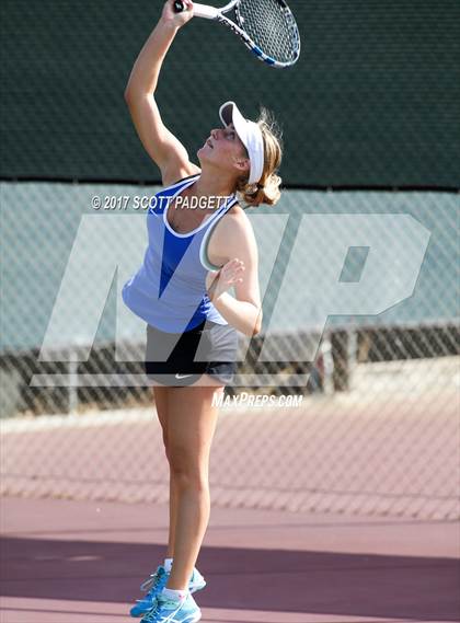 Thumbnail 2 in Valley League Girls Tennis Championships photogallery.