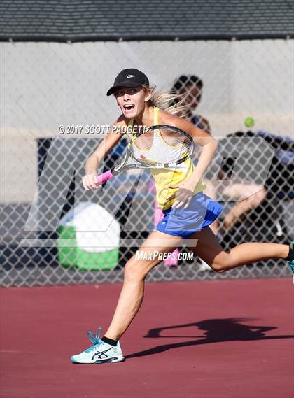 Thumbnail 3 in Valley League Girls Tennis Championships photogallery.
