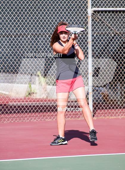 Thumbnail 1 in Valley League Girls Tennis Championships photogallery.