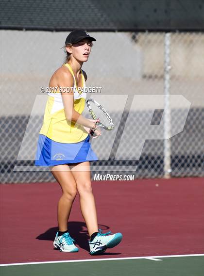 Thumbnail 1 in Valley League Girls Tennis Championships photogallery.