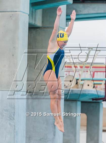 Thumbnail 1 in CIF State Girls Diving Championships photogallery.