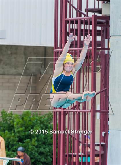 Thumbnail 3 in CIF State Girls Diving Championships photogallery.